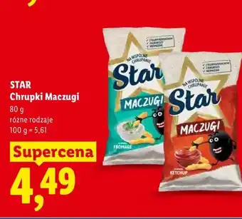 Lidl Chrupki Star Maczugi Ketchup oferta