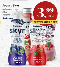 Market Point Jogurt pitny Skyr jagoda borówka Bakoma oferta