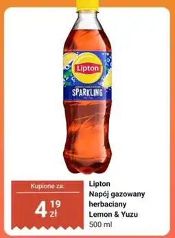 Dino Napój gazowany herbaciany Lipton Lemon & Yuzu oferta