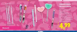 Lidl Ołówki z pluszowymi serduszkami Forever Girlie 2-pak oferta