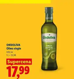 Lidl Oliwa virgin Ondoliva oferta