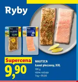 Lidl Łosoś pieczony klasyczny Nautica XXL oferta