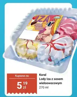 Dino Lody Iza z sosem wieloowocowym Koral oferta