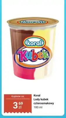 Dino Lody kubek czterosmakowy Koral oferta