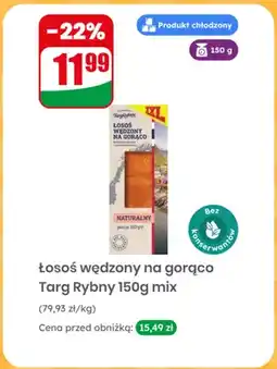 Dino Łosoś wędzony na gorąco Targ Rybny mix oferta