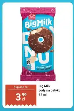 Dino Lody na patyku Algida Big Milk ciasteczkowo-czekoladowe oferta