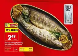 Biedronka Świeży pstrąg tęczowy patroszony Marinero oferta