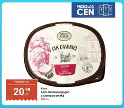 Dino Lody Jak Dawniej jogurt z czarną porzeczką Bracia Koral oferta