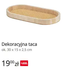 KiK Dekoracyjna taca ok. 30 x 15 x 2,5 cm oferta