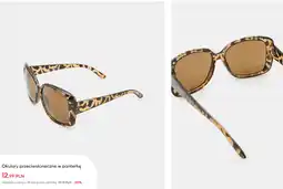 Sinsay Okulary przeciwsłoneczne w panterkę Sinsay oferta