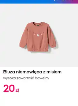 Pepco Bluza niemowlęca z misiem Pepco oferta