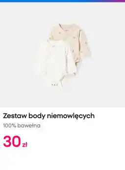 Pepco Zestaw body niemowlęcych 100% bawełna oferta