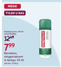 Rossmann Antyperspirant Borotalco oferta
