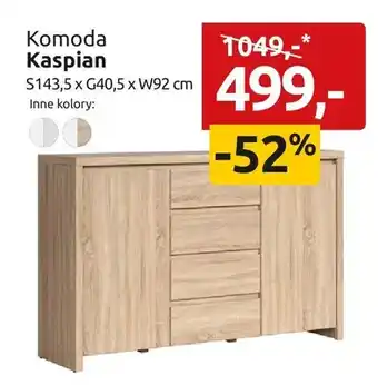 Black Red White Komoda Kaspian oferta