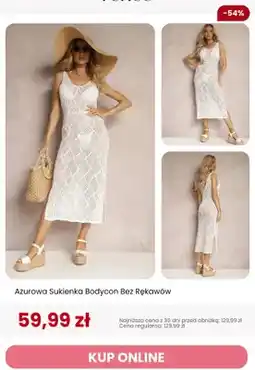 Renee Sukienka ażurowa bodycon bez rękawów Renee oferta