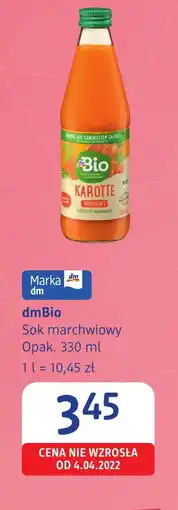 dm drogerie markt Sok DmBio oferta
