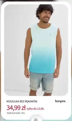 BonPrix Koszulka bez rękawów Bonprix oferta