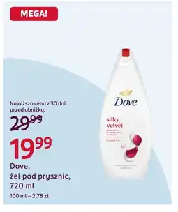 Rossmann Żel pod prysznic Dove oferta