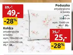 Black Red White Kołdra antyalergiczna w kwiaty 160x200 cm oferta