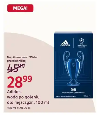 Rossmann Woda po goleniu Adidas oferta