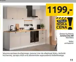 Black Red White Zestaw kuchenny Junona Line 240 bez blatu uni kaszmir Black Red White oferta
