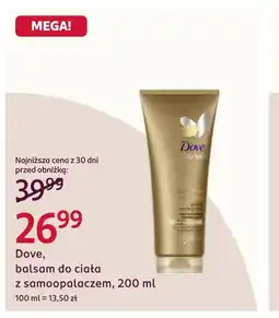 Rossmann Balsam do ciała Dove oferta
