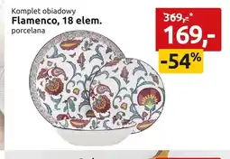 Black Red White Komplet obiadowy Flamenco 18-elementowy oferta