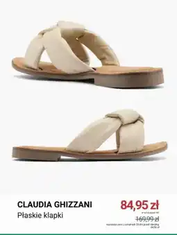 Deichmann Płaskie klapki Claudia Ghizzani oferta