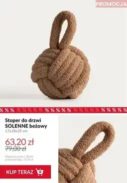 Homla Stoper do drzwi SOLENNE beżowy oferta