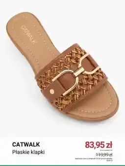 Deichmann Płaskie klapki Catwalk oferta