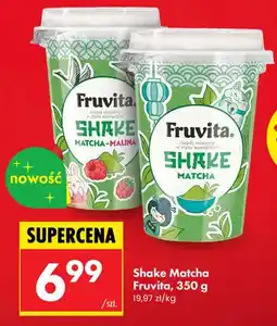 Biedronka Napój mleczny Shake Matcha Fruvita oferta