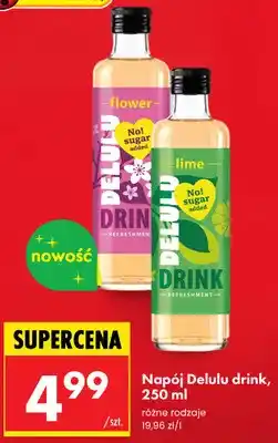 Biedronka Napój Delulu drink flower oferta