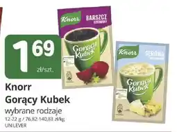 Marketvita Knorr Gorący Kubek wybrane rodzaje oferta