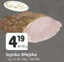 Marketvita Szynka Wiejska NIK-POL oferta