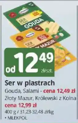 Marketvita Ser w plastrach Gouda, Salami oferta