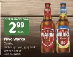 Marketvita Piwo Warka Classic, Radler cytryna, grejpfrut oferta