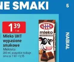 E.Leclerc Mleko UHT wypasione smakowe Mlekovita oferta