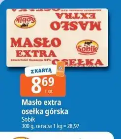 E.Leclerc Masło extra osełka górska Sobik oferta