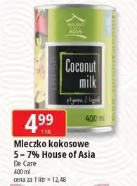E.Leclerc Mleczko kokosowe 5-7% House of Asia De Care oferta