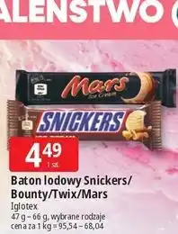 E.Leclerc Baton lodowy Snickers/Bounty/Twix/Mars Iglotex oferta