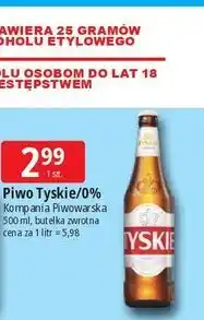 E.Leclerc Piwo Tyskie / Piwo bezalkoholowe Tyskie 0% oferta