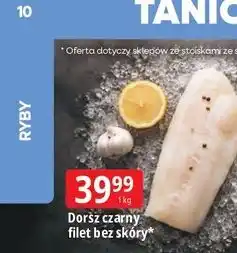 E.Leclerc Dorsz czarny filet bez skóry oferta