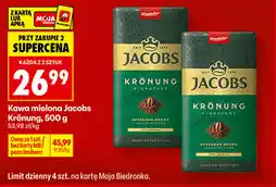 Biedronka Kawa mielona Jacobs Krönung oferta
