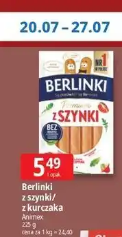 E.Leclerc Berlinki z szynki/z kurczaka Animex oferta
