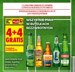 Biedronka Wszystkie piwa w butelkach bezzwrotnych Carlsberg, Łomża oferta