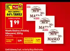 Biedronka Masło Ekstra z Polski Mleczarni oferta