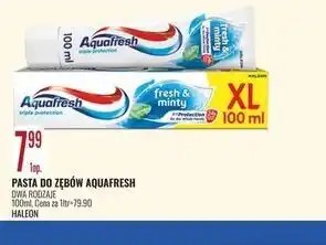 E.Leclerc Pasta do zębów Aquafresh oferta