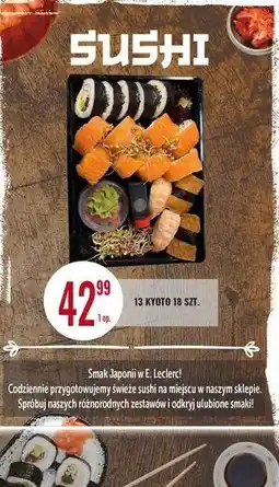 E.Leclerc Sushi 13 Kyoto 18 szt oferta