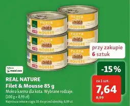Maxi Zoo Mokra karma dla kota Real Nature Filet & Mousse oferta