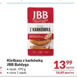 Makro Kiełbasa z karkówką JBB Bałdyga oferta